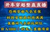 外面收费998的开车穿越无人直播玩法简单好入手纯纯就是捡米