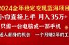 2024蓝海项目 小游戏直播 单日收益10000+,月入35W,小白当天上手