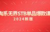 淘系 无界STB单品爆款课（2024）付费带动免费的核心逻辑，万相台无界关…