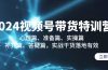 2024视频号带货特训营：心理篇、准备篇、实操篇、补充篇、答疑篇，实战…
