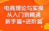 电商理论与实操从入门到精通：抖店+淘系+多多，新手篇+进阶篇