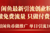 2024年闲鱼币推广引流创业粉，不做免费流量，只做付费流量，单日引流100+