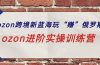 ozon跨境新蓝海玩“赚”俄罗斯，ozon进阶实操训练营