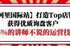 【阿里国际站】打造Top店铺-获得优质询盘客户，95%的讲师不说的运营技巧