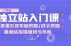 独立站 入门课:多渠道 引流布局策略/成长策略/垂直站发展趋势与布局