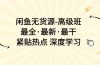 闲鱼无货源-高级班，最全·最新·最干，紧贴热点 深度学习（17节课）
