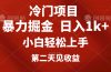 冷门项目，靠一款软件定制头像引流 日入1000+小白轻松上手，第二天见收益