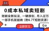 短剧最新玩法，0成本私域卖短剧，会复制粘贴即可月入过万，一部手机即…