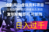 全新风口虚拟资料项目 全网自然引流可持续长久项目 复制粘贴即可可矩阵…