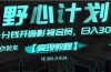 《野心计划》一分钱卖影视会员，日入300+