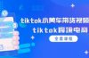 tiktok小黄车带货视频教程，tiktok跨境电商（全套课程）