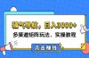 日入3000+ 骚气导航，多渠道矩阵玩法，实操教程