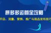 2024拼多多运营全攻略：开店、流量、营销、推广与商品发布技巧（无水印）