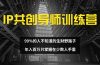 IP共创导师训练营 99%的人不知道的生财野路子 只掌握在少数人手里
