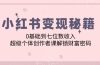 小红书变现秘籍：0基础到七位数收入，超级个体创作者课解锁财富密码