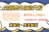 7天获利2.2w无脑搬砖，日入300-1500最有派头的高额信息差项目