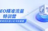 SEO精准流量特训营，百度微信抖音小红书全覆盖，带你搞懂搜索优化核心技巧