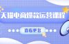 天猫电商爆款运营课程，爆款卖点提炼与流量实操，多套模型全面学习