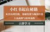 小红书起店秘籍：从开店到营销，基础设置与爆款打造、上品流程与拍单流程