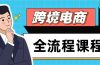 跨境电商全流程课程，社媒运营独立站搭建，掌握选品流量，实现高效出海