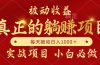 被动收益项目，真正实现躺赚，并且每月收益逐月增加，自己做老板