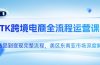 TK跨境电商全流程运营课，从选品到变现完整流程，美区东南亚市场深度解析