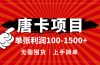 唐卡项目，单张利润100-1500+，无需囤货，上手简单。