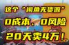 别再瞎忙了！这个“闲鱼无货源”玩法，0成本、0风险，我20天卖4万！