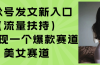 公众号发文新入口（流量扶持），又发现一个爆款赛道：美女赛道