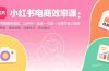 小红书电商效率课:从账号搭建到变现,以养号-选品-内容-运营为核心链路