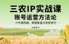 三农IP实战课：账号运营方法论，六件套搭建，数据复盘与投放技巧