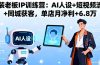 服装老板IP训练营：AI人设+短视频流量+同城获客，单店月净利+6.8万