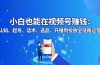 小白也能在视频号赚钱：认知、起号、话术、选品、开播到投放全链路运营