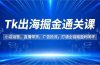 Tk出海掘金通关课，小店运营、直播带货、广告投流，打通全链路盈利闭环