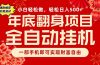 副业首选，一部手机，轻松日入500+，年底翻身项目