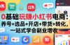 0基础玩赚小红书电商:养号+选品+开店+带货+转化,一站式学会副业增收