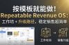 按模板就能做！Repeatable Revenue OS：工作坊 + 升级路径，稳定销售超简单