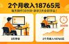 2个月收入18765元，每天操作30分钟，2026年升级版Ai项目！