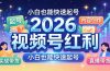 2026视频号红利实战营，大佬亲授起号、内容、直播、IP、投流、私域、矩阵全套落地打法