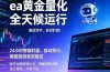 EA黄金量化，绿色稳定，24小时运行，小白轻松入手，日入1000+