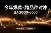 全新跨品种对冲模式上线!日稳定盈利 2000-6000,合规长久可批量放大