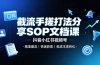 截流手搓打法分享SOP文档课，抖音小红书视频号丨精准截流，快速获客，低成本高转化
