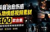 爆款短视频常用视频素材!抖音治愈伤感人物情感视频素材,400款合集,无声无水印,视频感氛围拉满