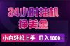 24小时挂机挣美金，简单易操作，小白轻松上手，日入1000+